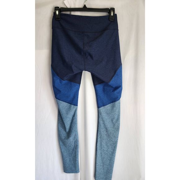 Outdoor Voices Blue Contrast 7/8 Length Springs Leggings Size S C24 - Picture 2 of 6